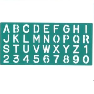 Alphabets ABCD Stencil 25mm – Pack of 2pcs